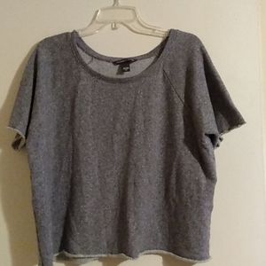 Victoria's Secret Gray Crop Top
